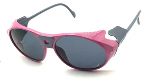 Vintage Sunjet 5246 sunglasses made in 1970s in Austria pink and grey Acetate - Picture 1 of 8