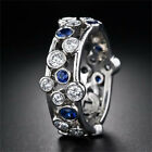 925 Silver Engagement Jewelry Women Creative Cubic Zircon Ring Sz 6-10
