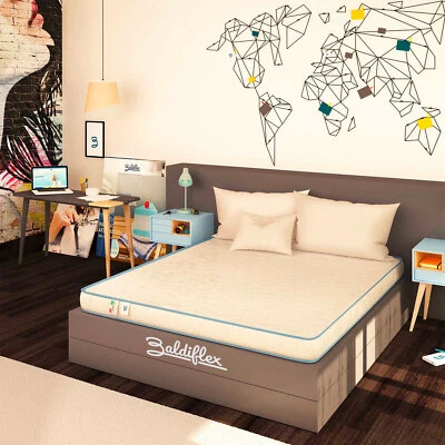 MATERASSO H 12 CM ORTOPEDICO WATERFOAM POLIURETANO BASIC SFODERABILE ANALLERGICO - Immagine 1 di 4