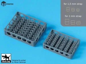 Black Dog 1/16 120mm Hebillas Tri-Glide Slides (96 piezas, para correas de 1,5-2mm) M16002 - Imagen 1 de 1