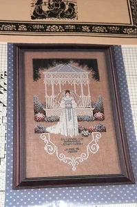 Bride Wedding Counted Cross Stitch Pattern Told In A Garden Victorian Bride - Picture 1 of 4