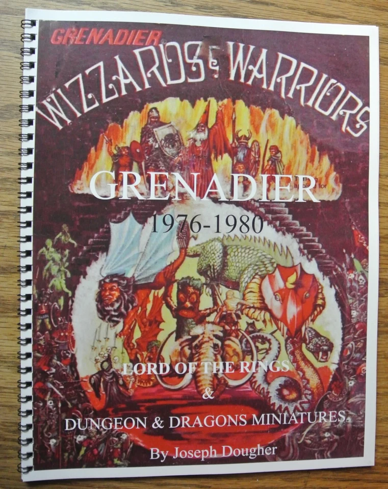OSLOTRM #8 GRENADIER WIZZARDS & WARRIORS Illustrated book of 25mm figures 1st - Image 1 of 4