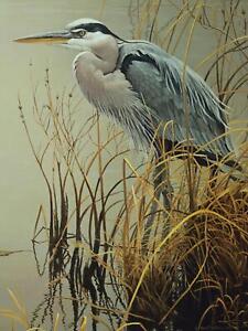cobble Hill Great Blue Heron 500 Piece Jigsaw Puzzle. 85029 26.625" x 19.25"