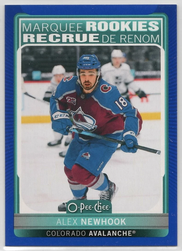 2021-22 O-Pee-Chee OPC Blue Border Hockey Parallel U-Pick from Drop Down List - Image 1 of 1