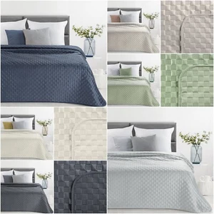 Tagesdecke Überwurf Bettüberwurf Steppdecke Velvet Gestepp Doppelbett Ehebett - Bild 1 von 36