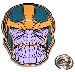 Marvel Avengers Infinity War Enamel Thanos Pin/Badge - New, Sealed - Picture 1 of 5