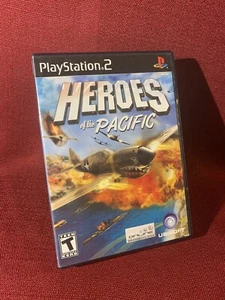HEROES OF THE PACIFIC Sony Playstation 2 PS2 Game W/ Manual - Picture 1 of 5