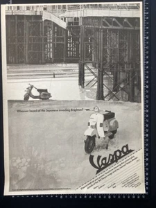 VESPA MOPEDS - 1984 VINTAGE POSTER SIZED ADVERT - Picture 1 of 1