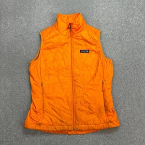 Patagonia Jacket Womens Extra Small Orange Nano Puff Primaloft Gilet Vest Lady* - Picture 1 of 12