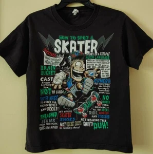 T-Shirt Skateboard Bambini - Taglia Youth L - Come individuare un pattinatore - Foto 1 di 4
