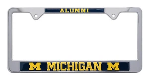 Michigan Wolverines Alumni Metal License Plate Frame - Picture 1 of 1