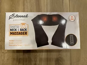 Eternal Lifestyle Shiatsu Neck Back Massager Portable New In Box - Picture 1 of 4