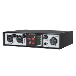 Externe USB-Audio-Schnittstelle, Soundkarte, 2-In-2-Out, USB-Computer, Trei9541 - Bild 1 von 9