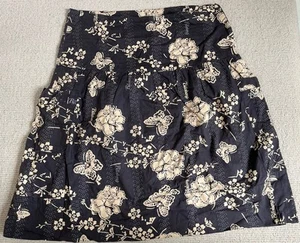 Billabong Surf (lined) Skirt, Navy & Cream, Size 10 (very Good Condition) - Picture 1 of 4