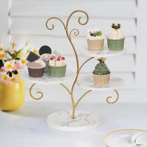 4 Tier Cupcake Stand Display Stand Treats Storage Rack Serving Platter Cupcake - Picture 1 of 7