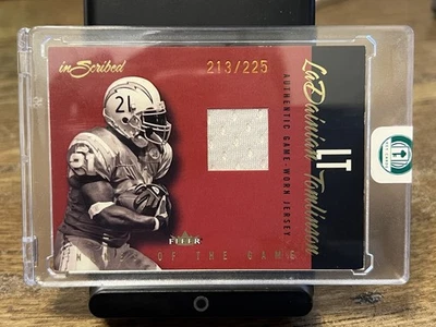 2004 Inscribed Names of the Game Gold LaDainian Tomlinson /225 GAME USED JERSEY - Image 1 of 2