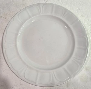 Antique Vtg White Ironstone T&R Boote Sydenham Shape 9 3/8" Dinner Plate #2 - Picture 1 of 11