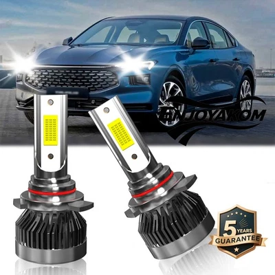 Combo de bombillas LED de haz alto bajo para Ford Taurus 2013-2019 6000K Foto 1 de 4