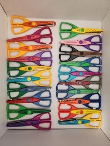Paper Edge Cutting Sissors (Lot Of 20) - Picture 1 of 5