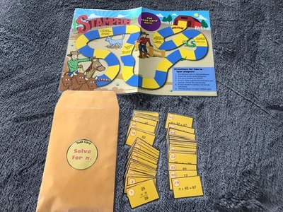 ¡Estampado! Carpeta de archivos matemáticos pensamiento algebraico juego grado 4 Foto 1 de 2