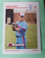 1991 Line Drive AAA #191 Doug Piatt - Indianapolis Indians 