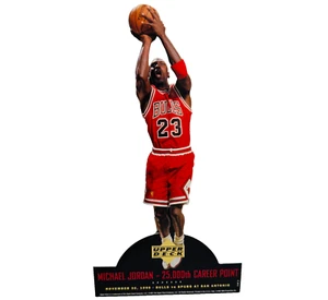 1996 Upper Deck Michael Jordan Mini Collectible Standee Vintage Chicago Bulls - Picture 1 of 9