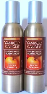 YANKEE CANDLE Room Spray SPICED PUMPKIN 1.5 oz, NEW, x 2 - Picture 1 of 6