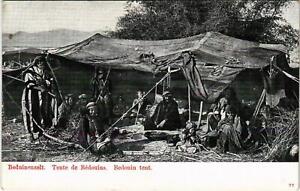 PC CPA Bedouin tent JUDAICA (a15828)