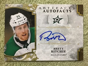 2019-20 Upper Deck Artifacts BRETT RICHIE Autofacts Autograph Dallas Stars - Bild 1 von 2
