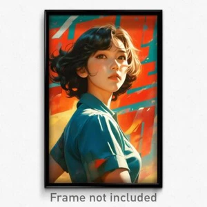 Korean Movie Poster - Girl Feeling Strong, Spherical Blue Vest (Korea Art Print) - Picture 1 of 1