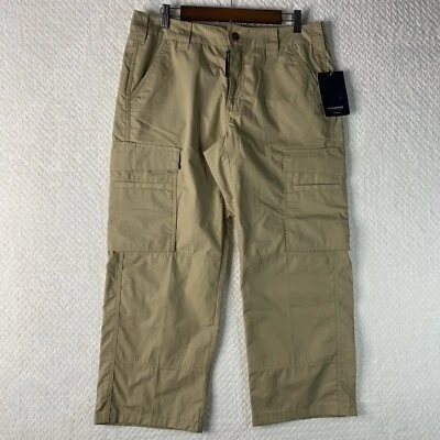 Proper Cargo Pants Tactical Work Uniform Women's Size 10U 32/25 Khaki Revtec - Image 1 of 4