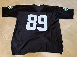 Jerricho Cotchery 89 New York Jets Black Men's Jersey Adult XL Extra Large - Picture 1 of 4