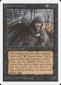 Zombie Master SP Unlimited Edition MTG Magic the Gathering Black English Card - Picture 1 of 1