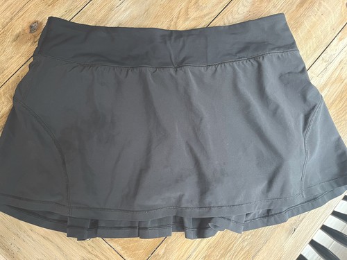 ON RUNNING Gonna Lululemon Circuit Breaker taglia 10 nera foderata corsa tennis