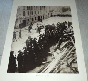 MILANO-STAMPA FOTOGRAFICA F.LLI ALINARI "I MOTI DEL MAGGIO" 1898 CA. - Foto 1 di 1