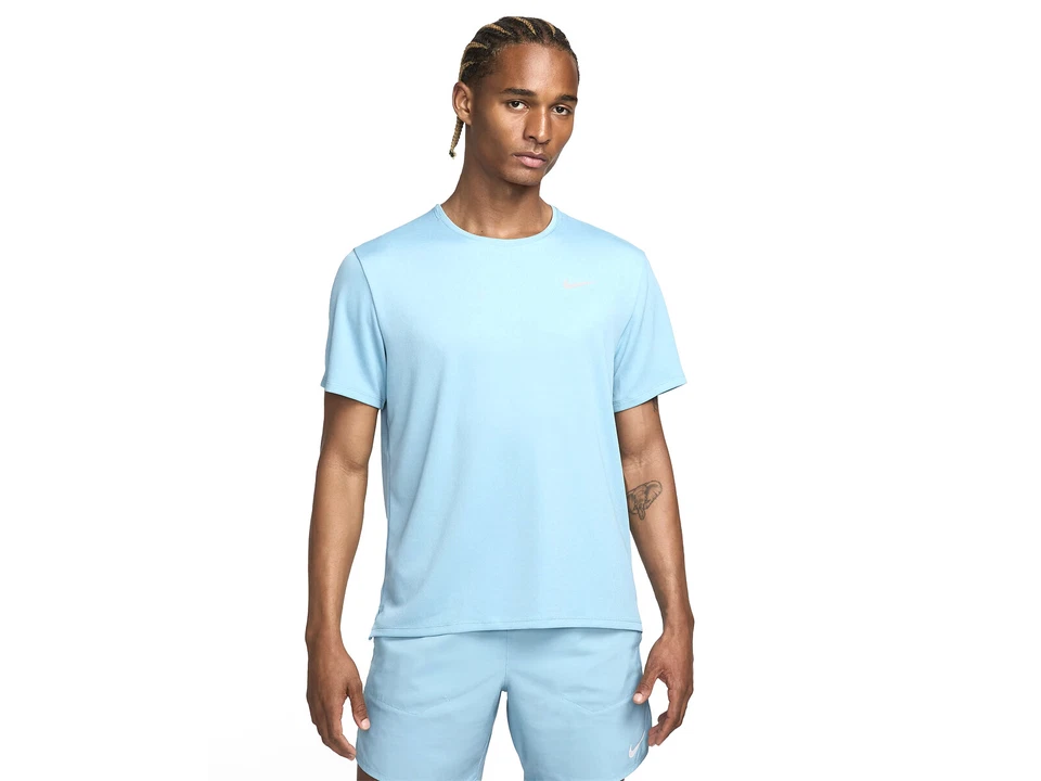 NIKE T-SHIRT TECNICA RUNNING PALESTRA UOMO  DV9315 464  DF UV MILER SS . - Immagine 1 di 2