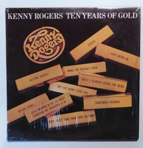 1977 Kenny Rogers "Ten Years Of Gold" Vinyl 12" LP Stereo Record Album - Imagen 1 de 6