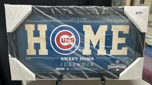 2016 Cubs World Series Champs Commemorative Signs 22x12 LOT OF 4 - Picture 1 of 8
