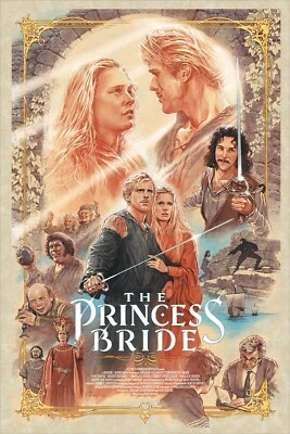 1987 The Princess Bride Movie Poster Living Room Poster Unframed 24" x 36" - Image 1 of 4