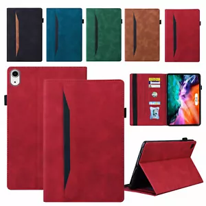 For iPad Mini 6 2021 Multi-Angle Viewing Folio Stand Protect Wallet Leather Case - Picture 1 of 52
