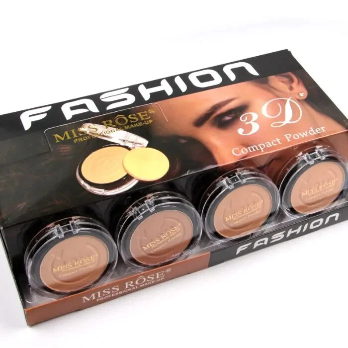 Pó compacto de maquiagem profissional MISS ROSE - Escolha a sombra - - Imagem 1 de 2