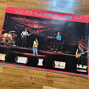 VTG Journey Live Rock n Roll Concert Photo Poster 1982 Landscape GOOD CONDITION - Picture 1 of 10