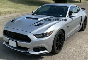 2015, 2016, 2017 Hood Scoop for Ford Mustang By MrHoodScoop UNPAINTED HS009 - Picture 1 of 12