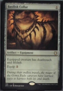 Basilisk Collar - Commander: Adventures in the Forgotten Realms: #199 Nm R237 - Picture 1 of 1