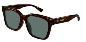 Gafas de sol Gucci unisex GG1175SK-004 marco Habana/lentes tintadas verdes - Imagen 1 de 4