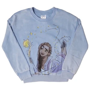 NWT Disney Wish Youth Girls Pullover Sweater Sweatshirt Long Sleeve Crew Neck - Picture 1 of 5