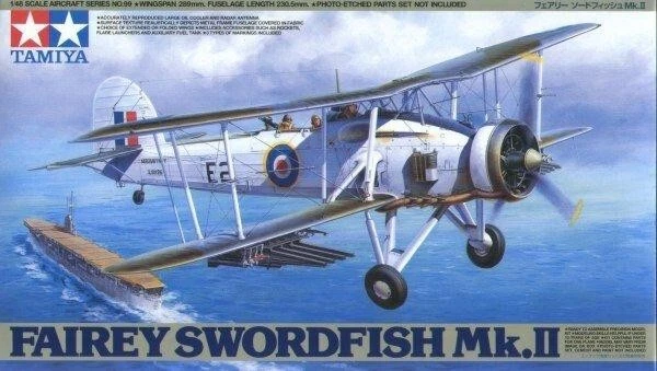 TAMIYA Kit aereo Fairey Swordfish Mk.II scala 1/48 - 61099 - Immagine 1 di 1