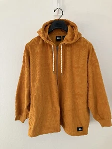 Women’s Quiksilver Nomad Culture Zip-Up Hoodie - Orange Large DS - Picture 1 of 10