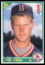 1990 Score #681 Greg Blosser Boston Red Sox Baseball Card