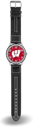 Wisconsin Badgers Men's Gambit Watch Rico Sparo NCAA College Cover